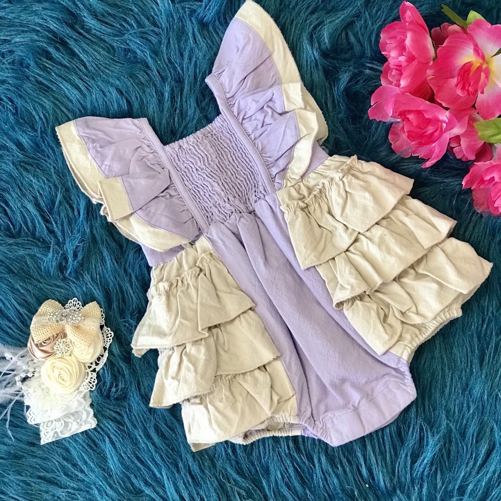 2019 Spring Little Prim By Mustard Pie Maya Romper